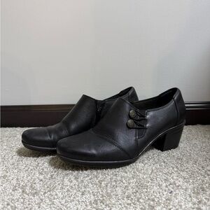 Clarks Black Women's Heeled Shoes